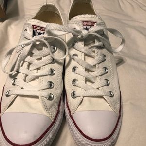 White Converse Chuck Taylors